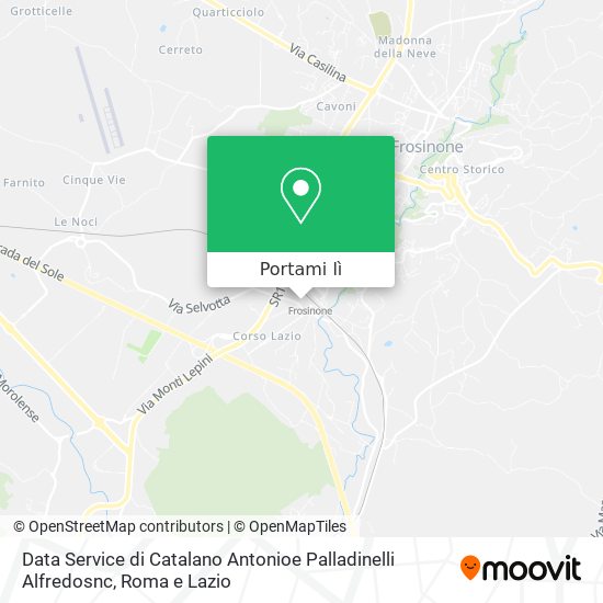 Mappa Data Service di Catalano Antonioe Palladinelli Alfredosnc