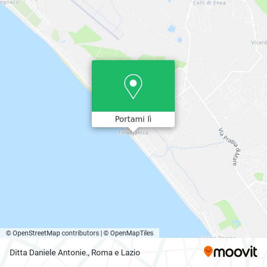 Mappa Ditta Daniele Antonie.