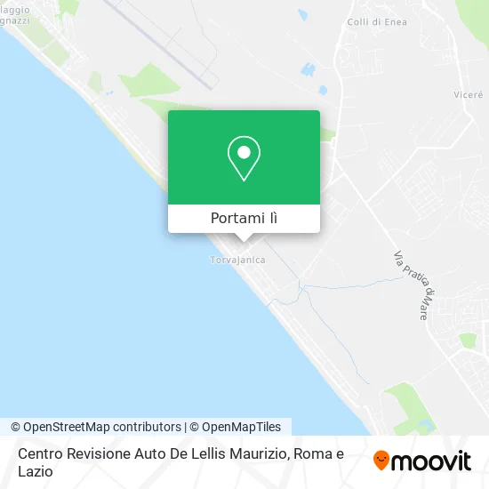 Mappa Centro Revisione Auto De Lellis Maurizio