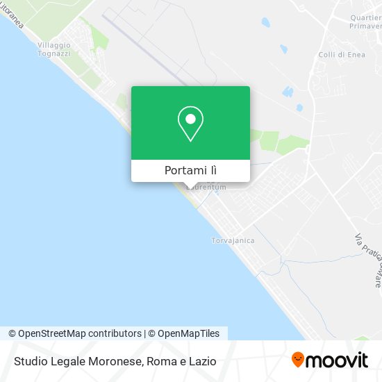Mappa Studio Legale Moronese