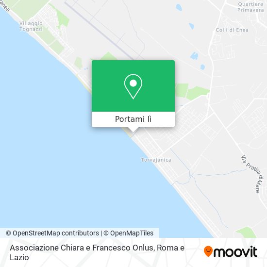 Mappa Associazione Chiara e Francesco Onlus