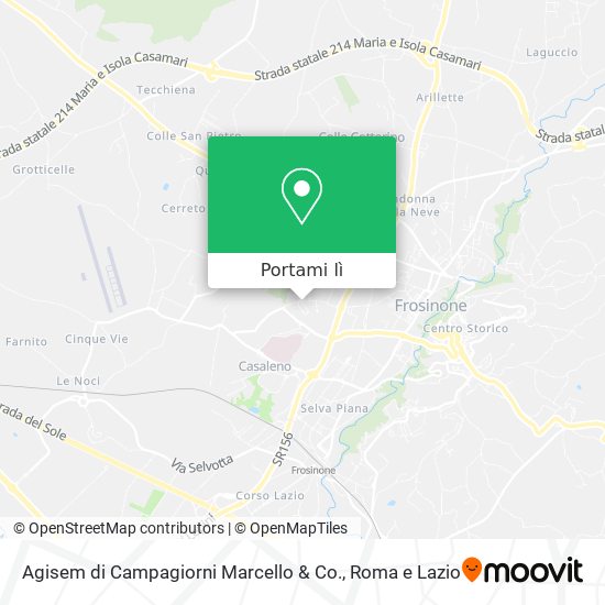 Mappa Agisem di Campagiorni Marcello & Co.