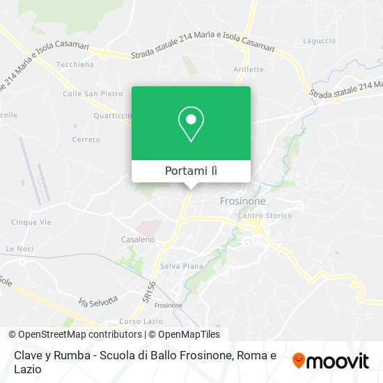 Mappa Clave y Rumba - Scuola di Ballo Frosinone