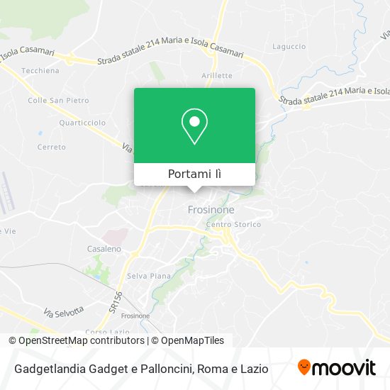 Mappa Gadgetlandia Gadget e Palloncini