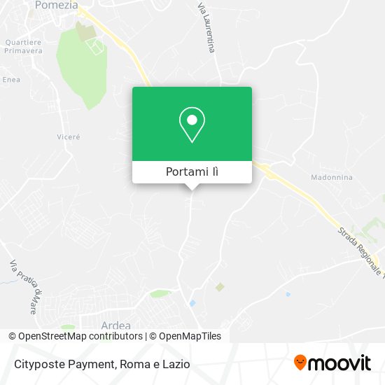 Mappa Cityposte Payment