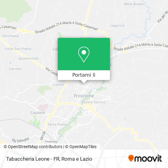 Mappa Tabaccheria Leone - FR