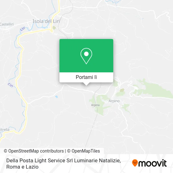Mappa Della Posta Light Service Srl Luminarie Natalizie