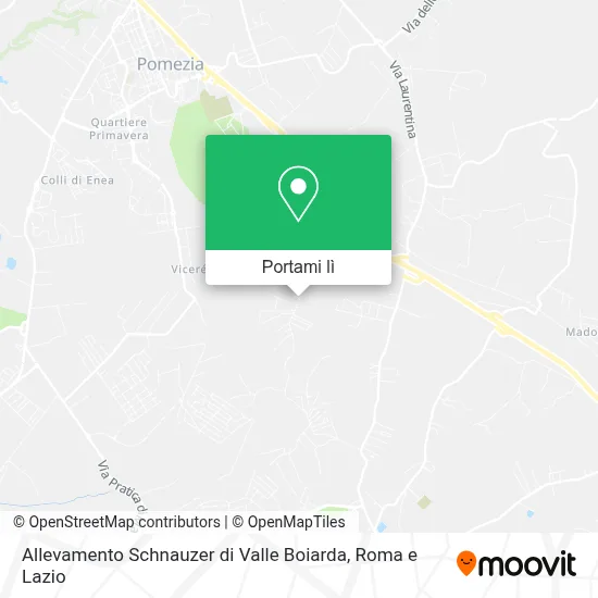 Mappa Allevamento Schnauzer di Valle Boiarda