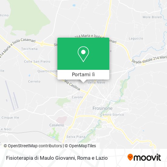 Mappa Fisioterapia di Maulo Giovanni