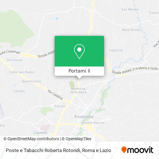 Mappa Poste e Tabacchi Roberta Rotondi