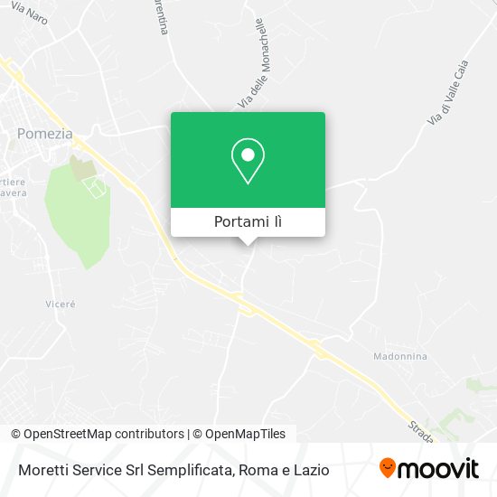 Mappa Moretti Service Srl Semplificata