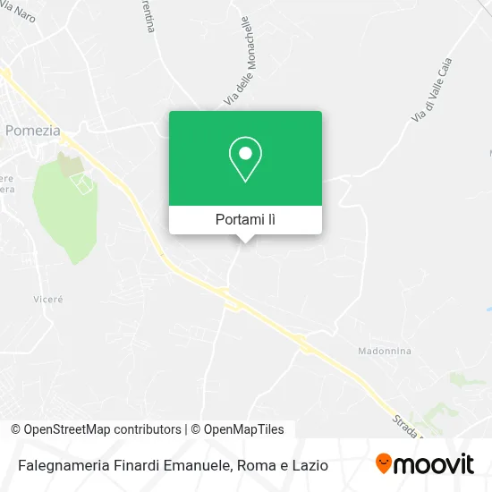 Mappa Falegnameria Finardi Emanuele