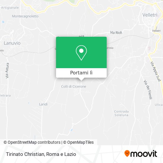 Mappa Tirinato Christian