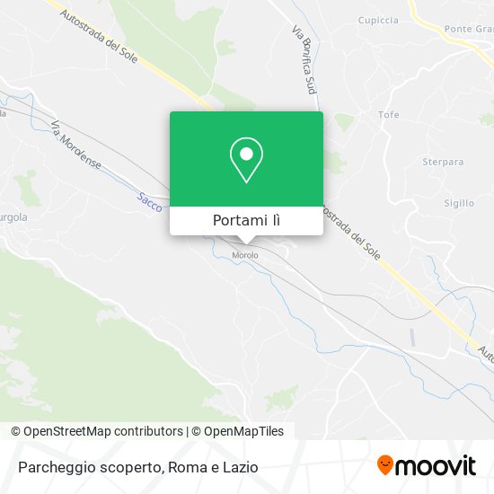 Mappa Parcheggio scoperto