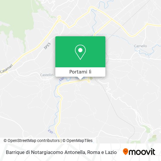 Mappa Barrique di Notargiacomo Antonella