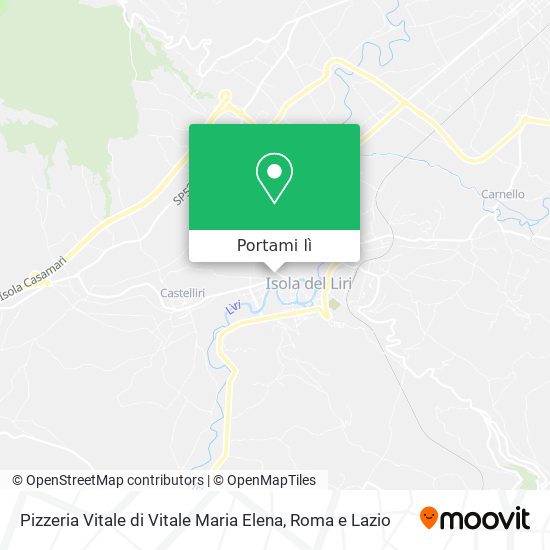 Mappa Pizzeria Vitale di Vitale Maria Elena