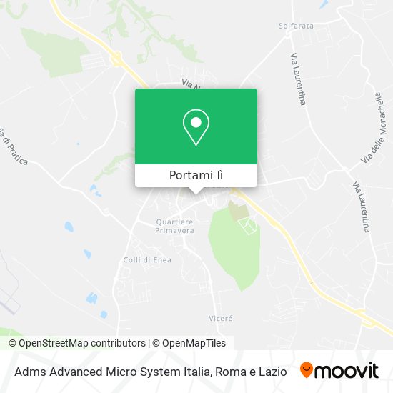 Mappa Adms Advanced Micro System Italia