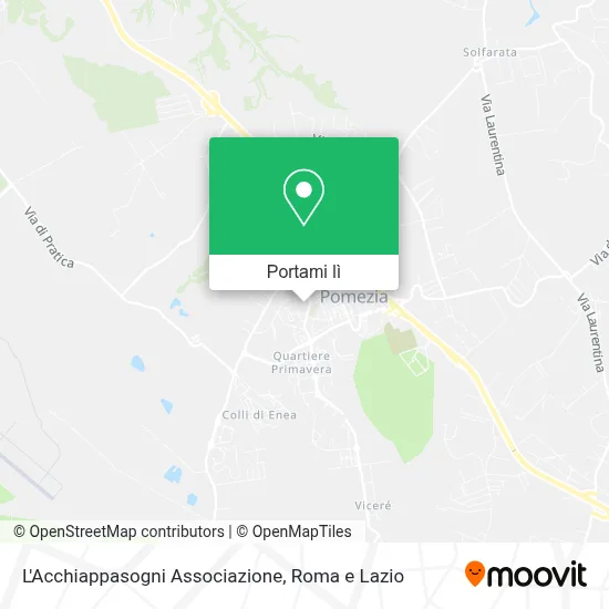 Mappa L'Acchiappasogni Associazione