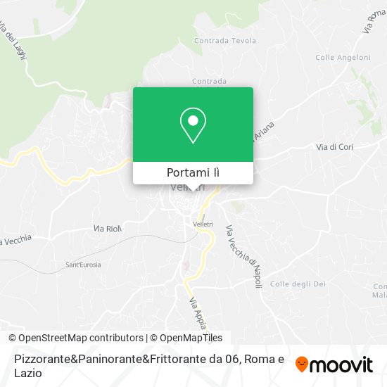 Mappa Pizzorante&Paninorante&Frittorante da 06