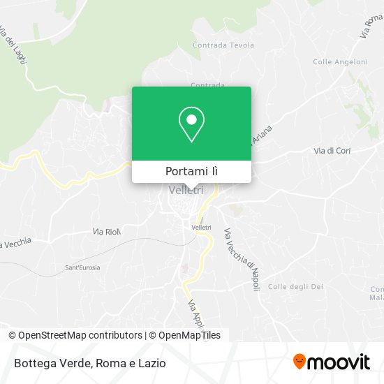 Mappa Bottega Verde