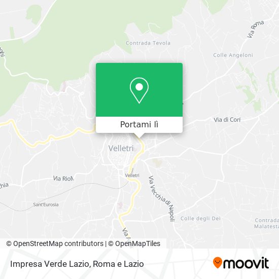 Mappa Impresa Verde Lazio