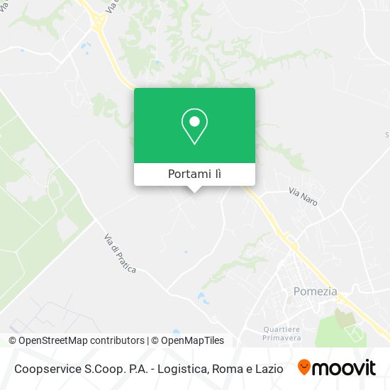 Mappa Coopservice S.Coop. P.A. - Logistica