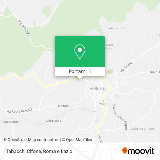Mappa Tabacchi Cifone