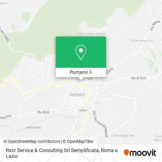 Mappa Rscr Service & Consulting Srl Semplificata