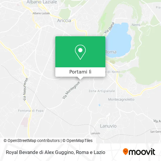 Mappa Royal Bevande di Alex Guggino