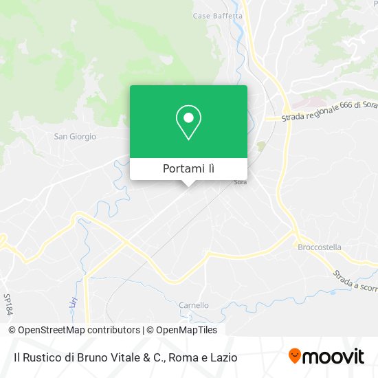 Mappa Il Rustico di Bruno Vitale & C.