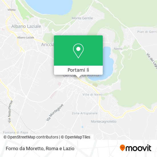 Mappa Forno da Moretto