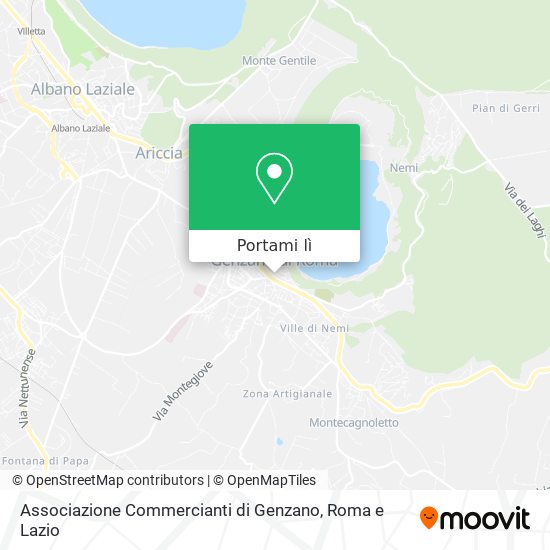 Mappa Associazione Commercianti di Genzano