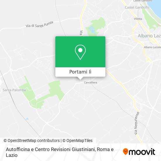 Mappa Autofficina e Centro Revisioni Giustiniani