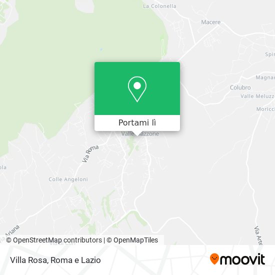 Mappa Villa Rosa