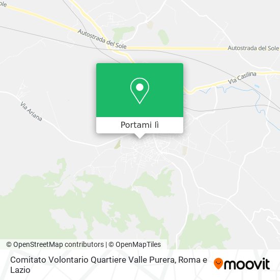 Mappa Comitato Volontario Quartiere Valle Purera