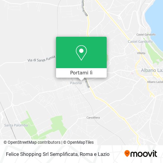 Mappa Felice Shopping Srl Semplificata