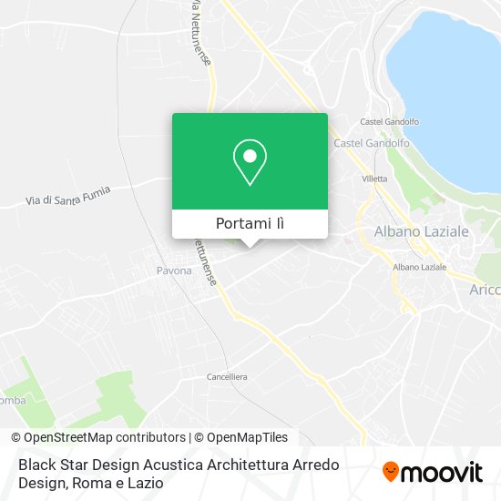 Mappa Black Star Design Acustica Architettura Arredo Design