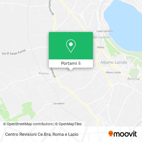 Mappa Centro Revisioni Ce.Bra