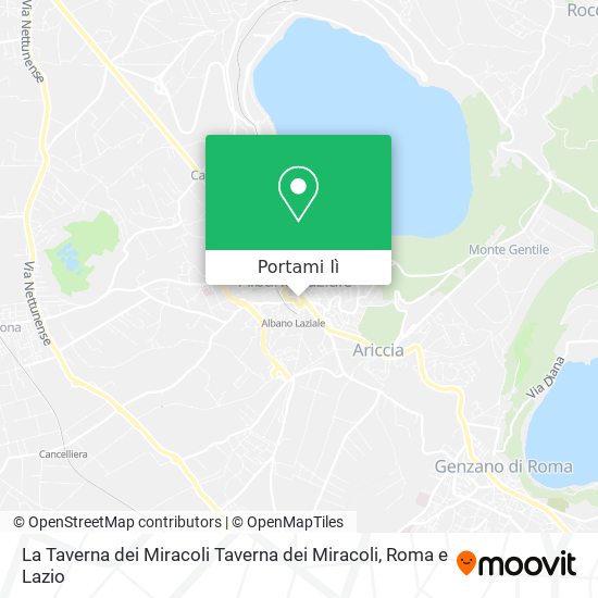 Mappa La Taverna dei Miracoli Taverna dei Miracoli