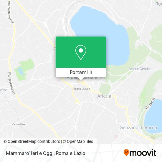 Mappa Mammaro' Ieri e Oggi