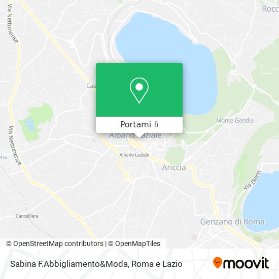 Mappa Sabina F.Abbigliamento&Moda