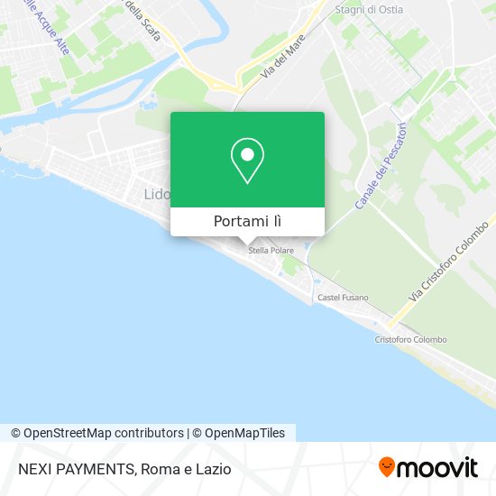 Mappa NEXI PAYMENTS