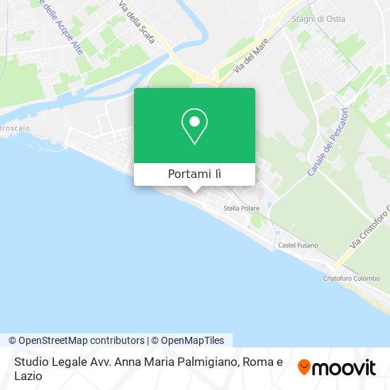 Mappa Studio Legale Avv. Anna Maria Palmigiano
