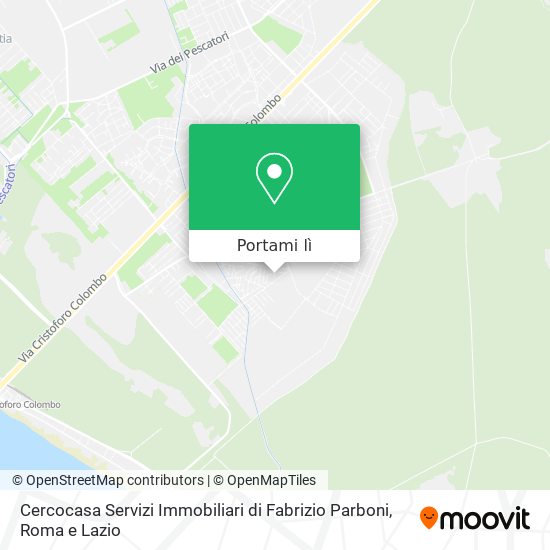Mappa Cercocasa Servizi Immobiliari di Fabrizio Parboni