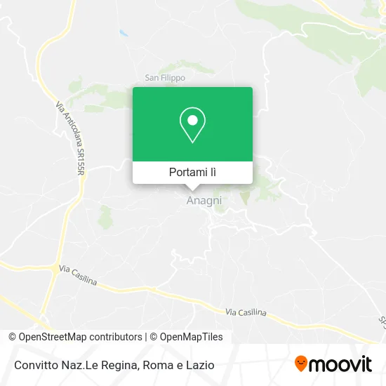 Mappa Convitto Naz.Le Regina