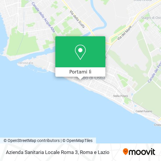 Mappa Azienda Sanitaria Locale Roma 3