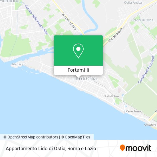 Mappa Appartamento Lido di Ostia