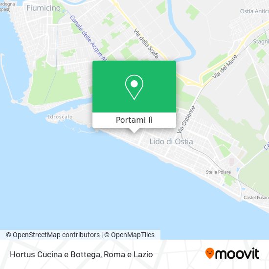 Mappa Hortus Cucina e Bottega