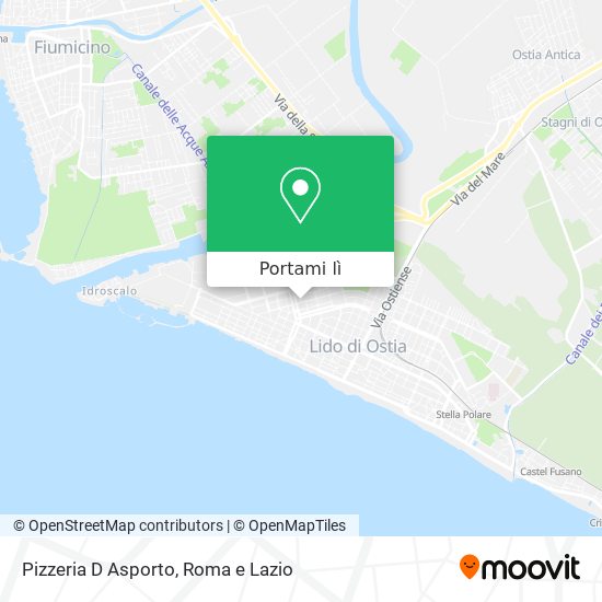 Mappa Pizzeria D Asporto