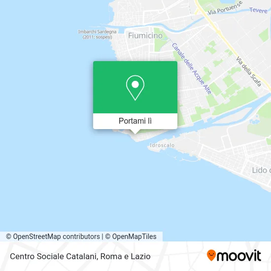 Mappa Centro Sociale Catalani